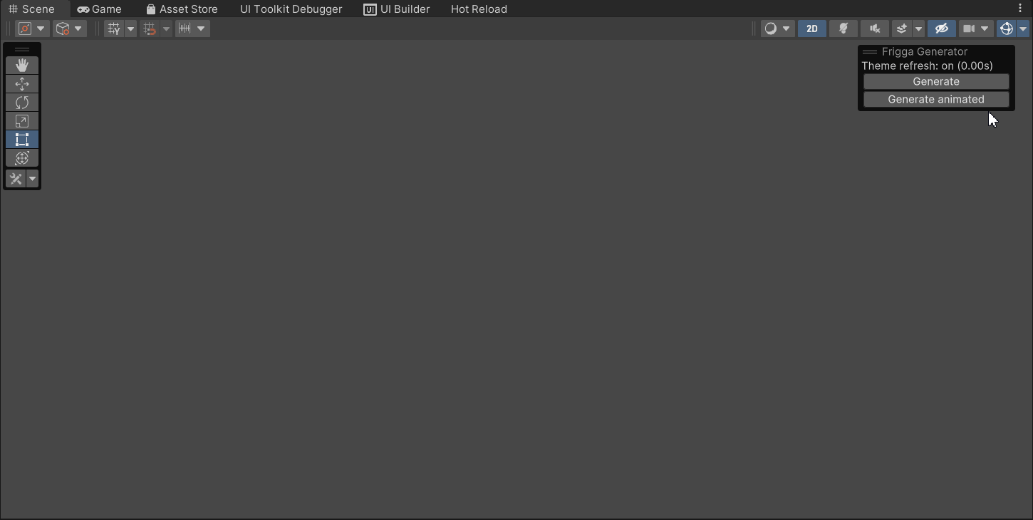 Animation of the walker generator (just the layout, no theme applied)