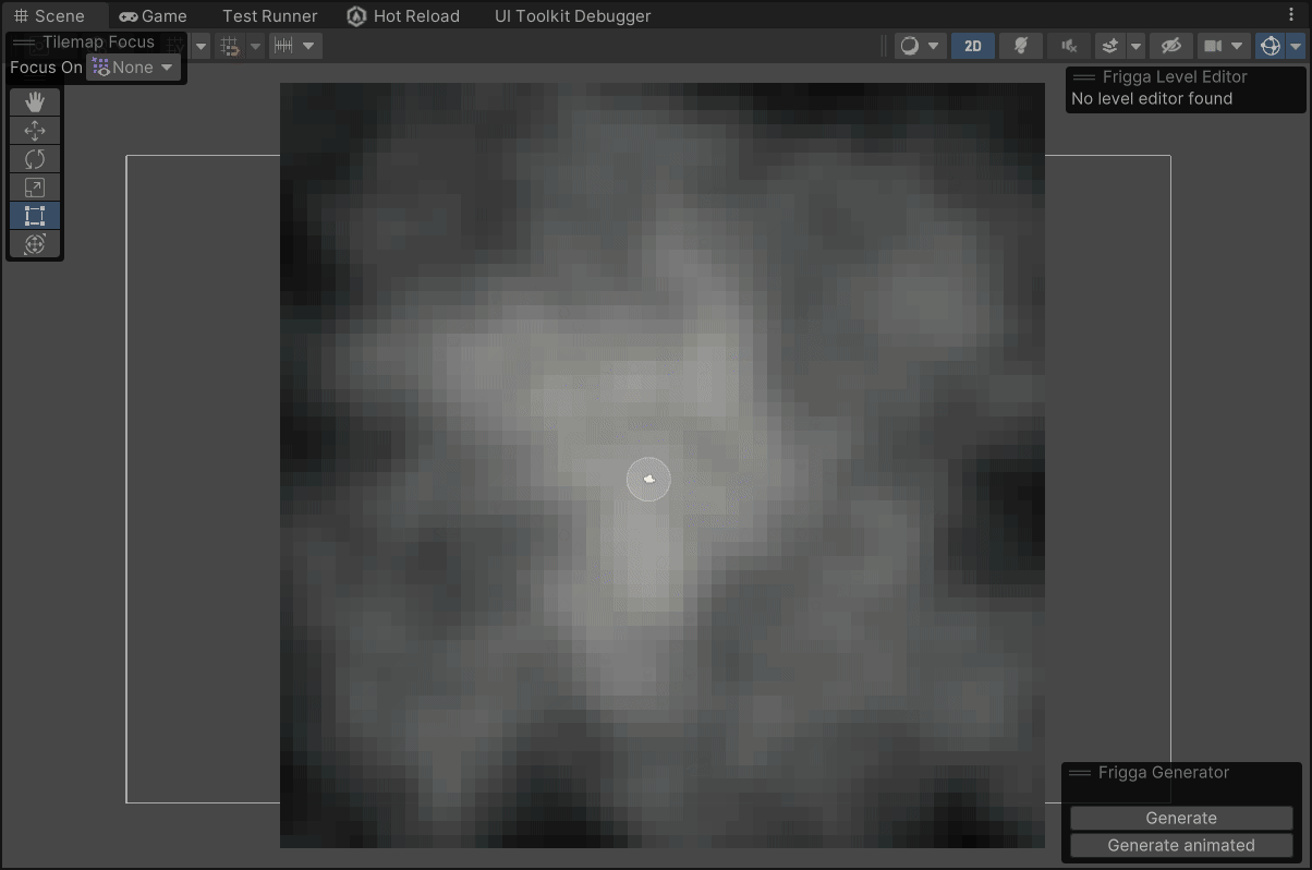 Animation of the noise generator - going from noise to tiles and back