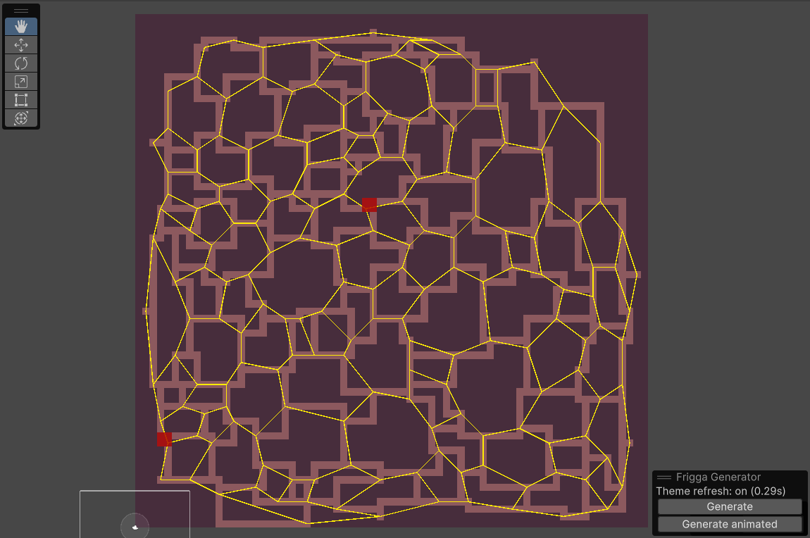 Red squares highlight double paths