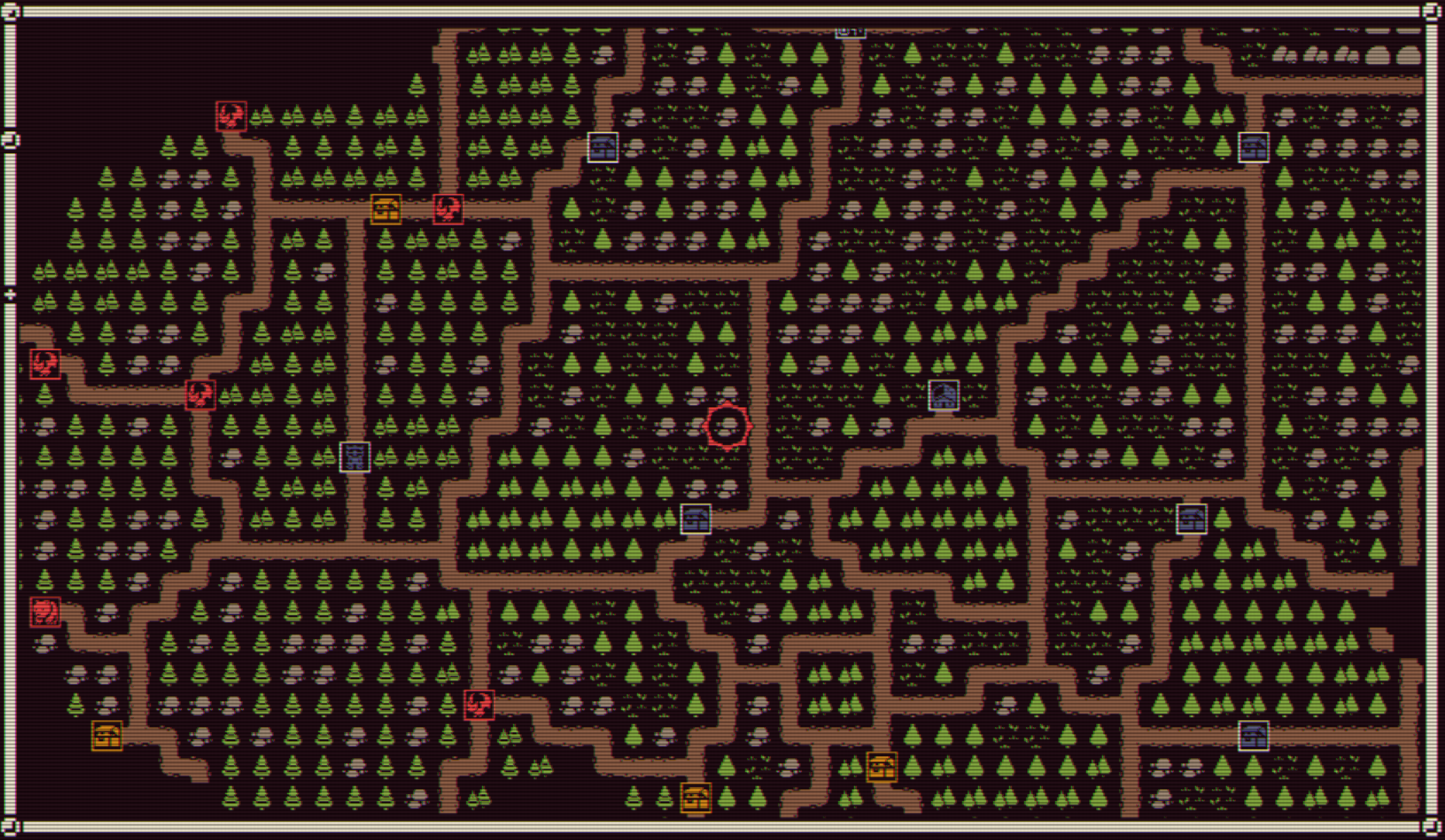 Procedural level from the game He is Coming