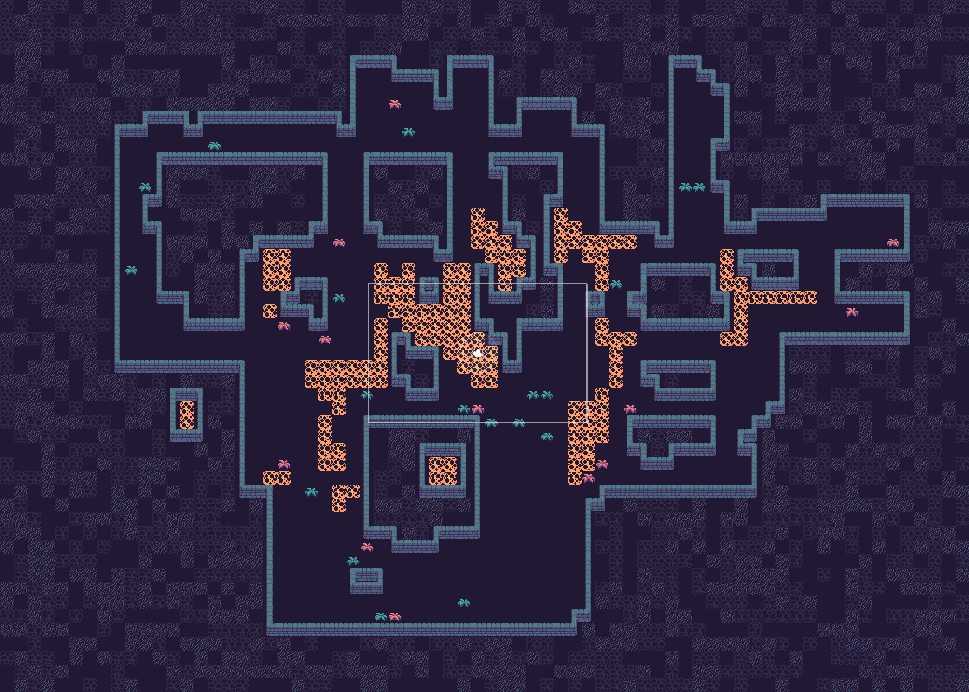 Example level with lava tiles