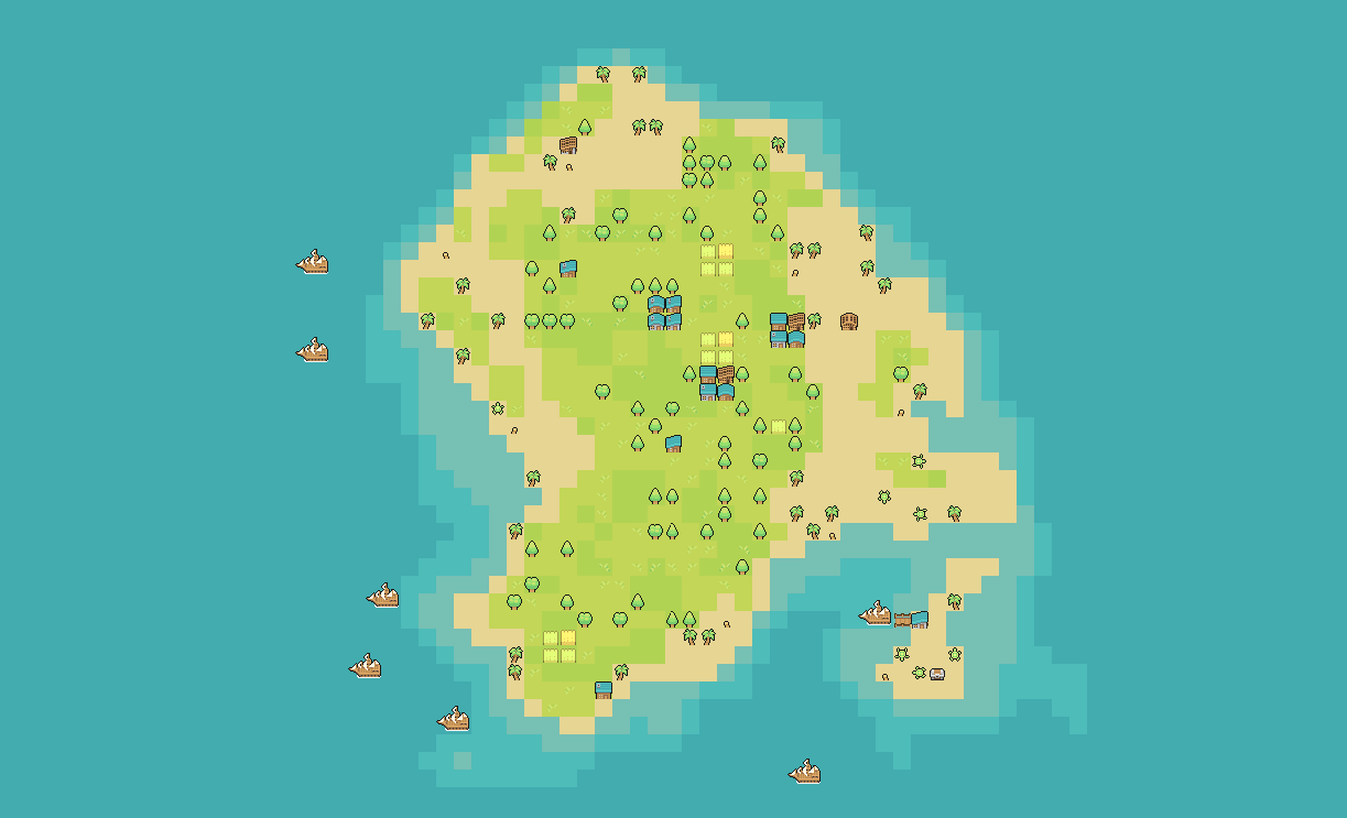 Mini World example, powered by the Noise generator